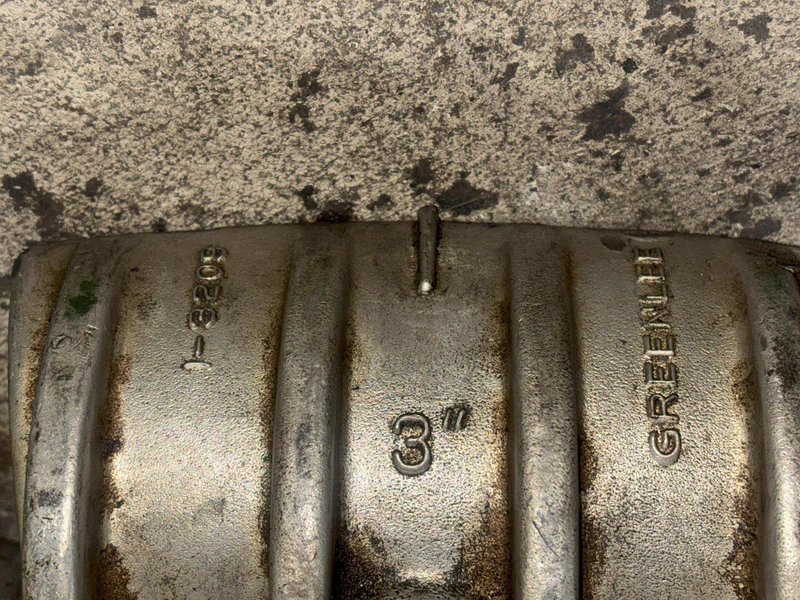 1.25&quot; TO 4&quot; GREENLEE MODEL #777 PORTABLE HYDRAULIC TUBE &amp; PIPE BENDER: STOCK #21222