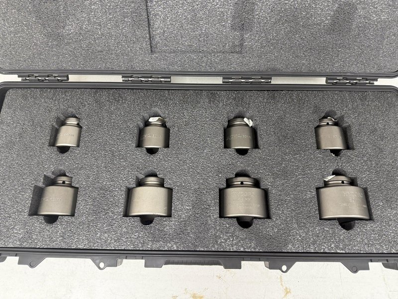 (8) 46 - 80 mm HYTORC 1&quot; HEX SOCKETS, FOR HYDRAULIC TORQUE WRENCH: YOBRO #24178