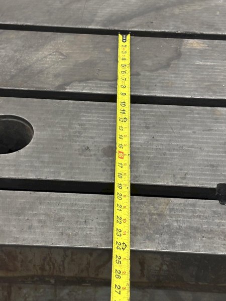 78&quot; X 216.5&quot; &#039; BAY CAST T-SLOTTED CAST LAYOUT FLOOR PLATE: STOCK  #22064
