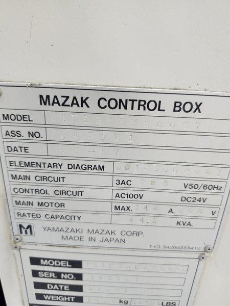 Mazak Integrex 200SY Multi-tasking CNC Turning and Milling Center, New 1999 - Complete Rebuild in 2023