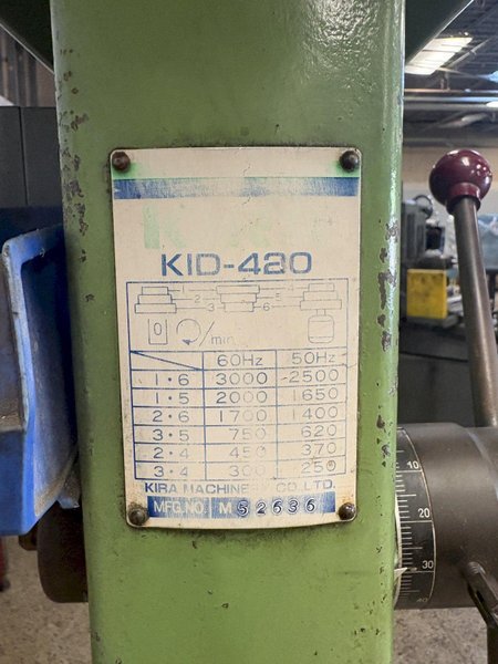 16" KIRA Model KID-420 Single Spindle Drill Press
