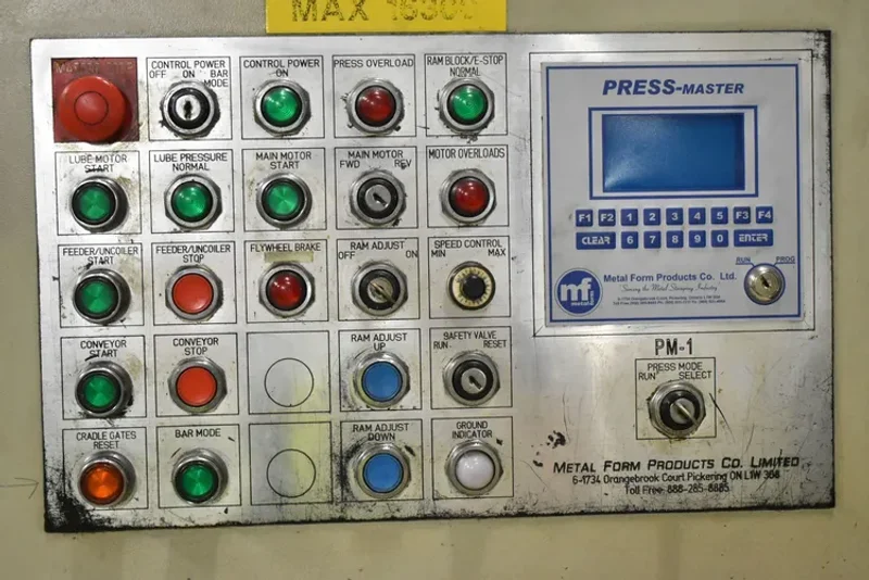 MINSTER 250 TON "HEVISTAMPER" 54X36 SSDC PRESS, E2-250-23166, STOCK# 14305J