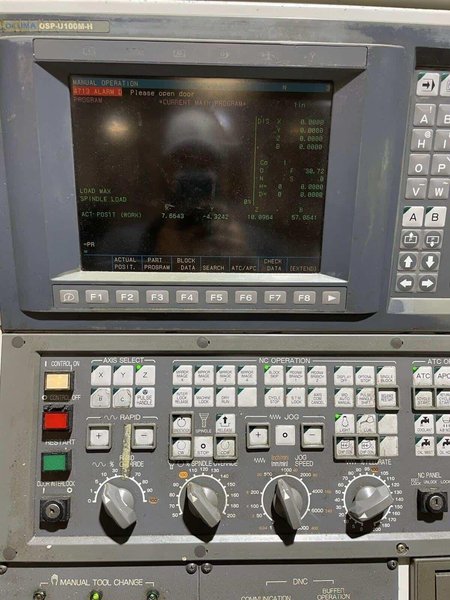 Okuma VH-40 CNC 5 Axis Mill Vertical Machining Center