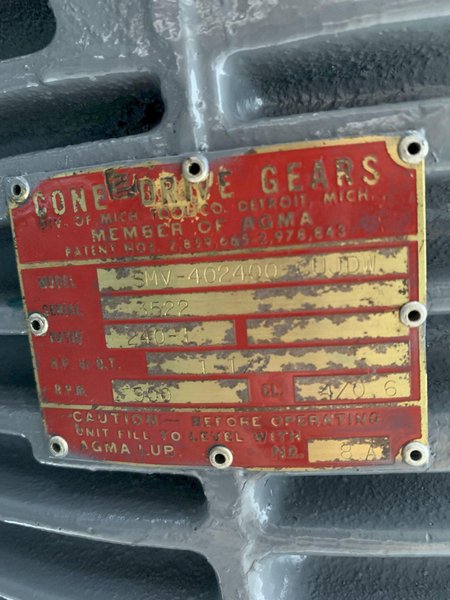 120&quot; X 10&quot; PM SLITTER HEADS. STOCK # 0787824