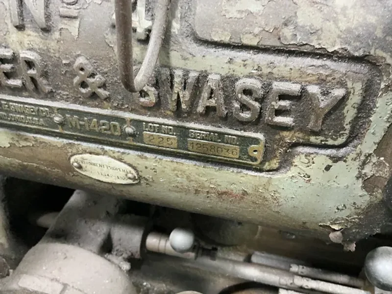 WARNER &amp; SWASEY TURRET LATHE   -  4 / M-I420