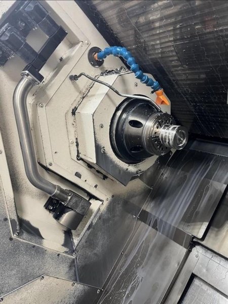 Okuma LT3000 EX Twin Star Multi Axis CNC Lathe, 2020 – Renishaw Probe, Bar Feeder, Chip Conveyor