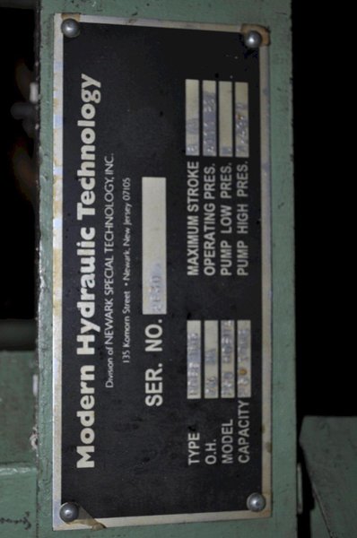 250 TON MODERN HYDRAULIC HOBBING PRESS