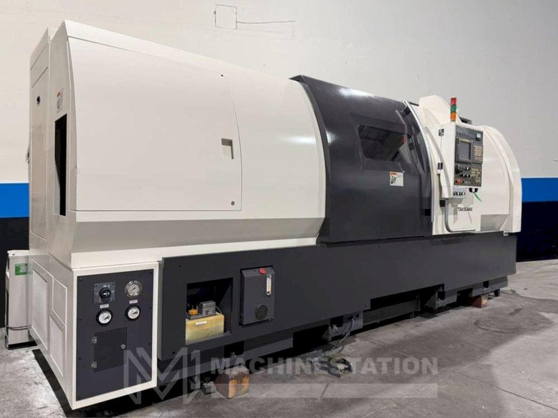 Takisawa EX-122 CNC Turning Center – 21″ Chuck, 7.87″ Big Bore, Long Bed Lathe