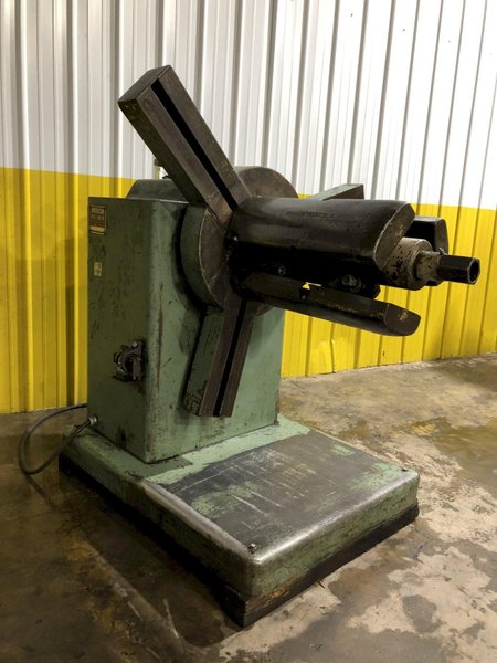 4,000 LB 2 TON X 24&quot; AMERICAN STEEL LINE MODEL #60 MOTORIZED COIL REEL UNCOILER: STOCK #15455