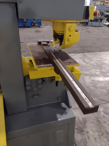 110 TON GEKA MODEL #HYD-110 HYDRUALIC IRONWORKER, NEW 1999: YOBRO #23975