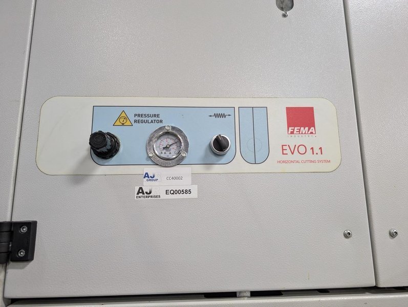 FEMA EVO 1.1 GIOTTO Horizontal Foam Cutting System, 2018 – Heavy-Duty Precision Block Cutter