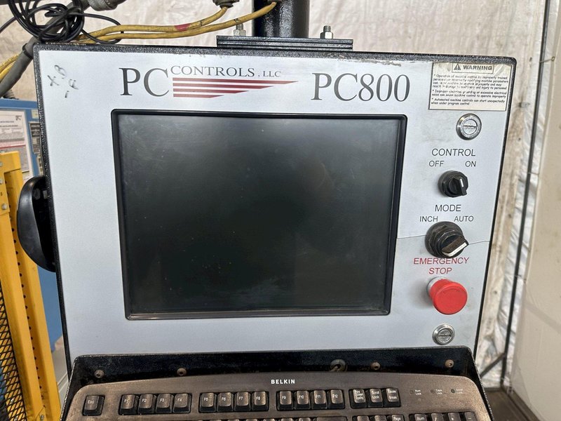 55 TON X 8' DI-ACRO 55-8 HYDRA-POWER PRESS BRAKE W/ AUTOMEC PC-800 CONTROLLER. STOCK # 0951523