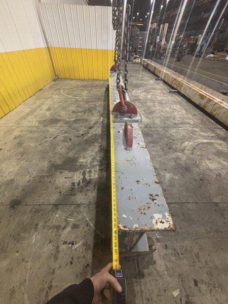 55 TON X 17’ LONG ARCHER STEEL SPREADER BAR / LIFTING BEAM: STOCK #22975