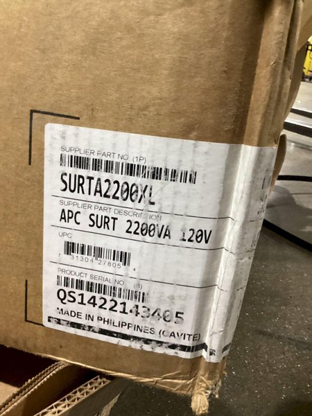 APC SURTA2200XL PLC Power Supplies NEW