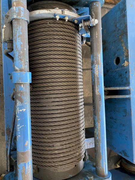 3 TON ACE TOP RUNNING DOUBLE GIRDER TROLLEY HOIST. STOCK #0309922