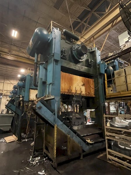 1000 ton Verson S4-1000-120-72t Used Straight Side Mechanical Metal Stamping Press For Sale, (3) available
