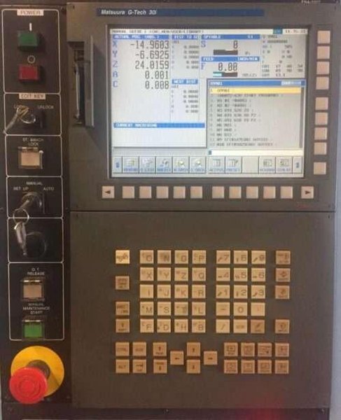 Matsuura MAM72-63V 5 Axis CNC Vertical Mill