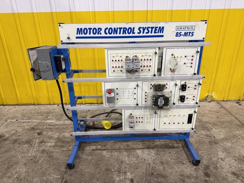 AMATROL MODEL #85-MT5 MOTOR CONTROL SYSTEM TRAINING &amp; TESTING STAND: YOBRO #24916