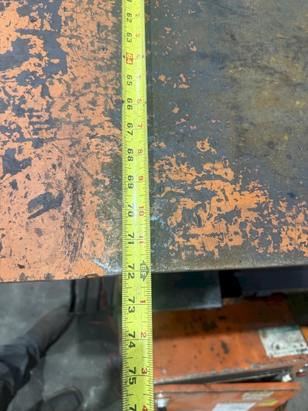 50,000 LBS (25 TON) X 84" X 72" BUSHMAN MECHANICAL POWERED UPENDER / COIL FLIPPER: YOBRO #25946