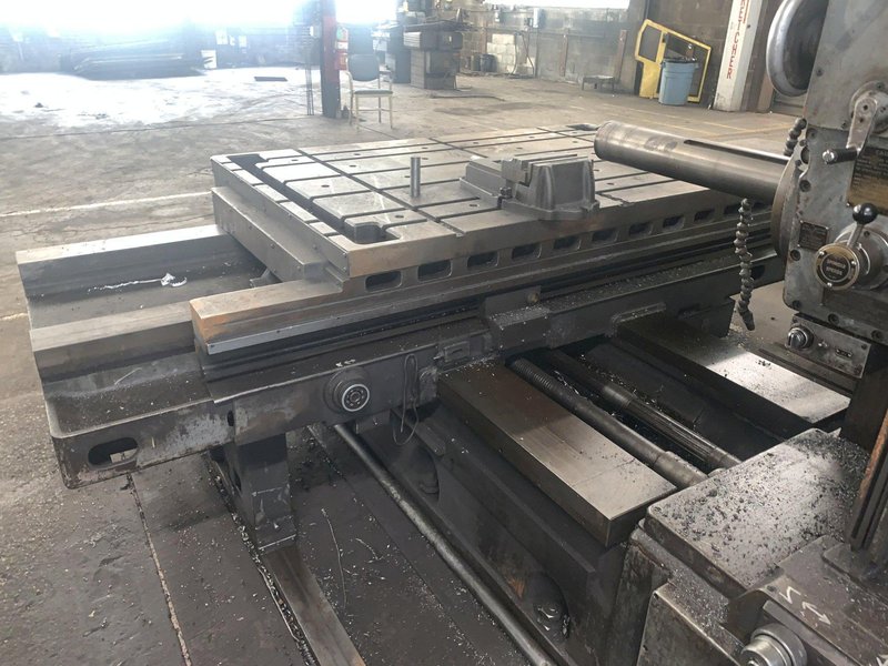 4&quot; GIDDINGS &amp; LEWIS MODEL #70A-DP4-T HORIZONTAL TABLE TYPE BORING MILL HBM: STOCK 13393