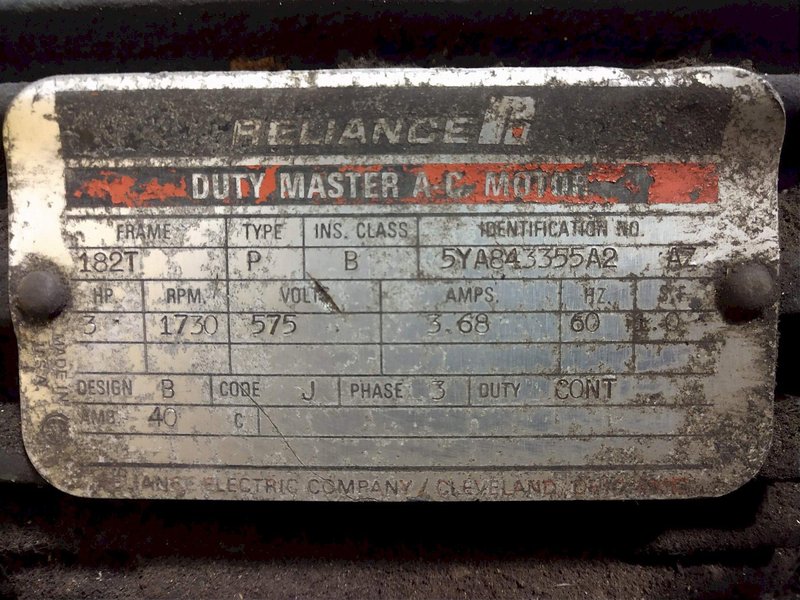 3 HP FALK MODEL 316E74-06A1 ALL-MOTOR MOTOREDUCER: STOCK #10827