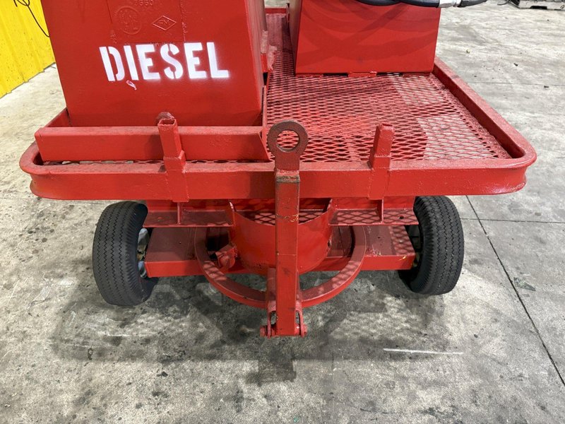 2 TANK DIESEL GAS ROLLING TRANSFER TOW CART: YOBRO #23997