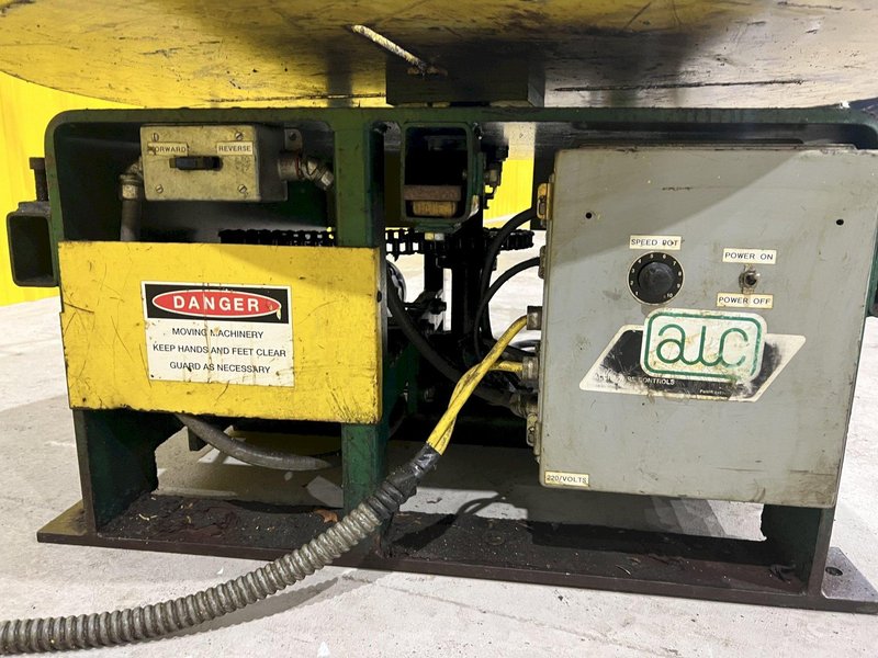 5,500 LB X 50&quot; OD AWC MODEL #F-200RA HORIZONTAL PALLET TYPE COIL REEL UNCOILER: STOCK #20065