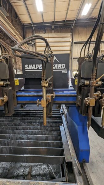 8′ x 24′ Pinnacle DSG ShapeWizard Oxyfuel – Plasma Cutting System, 2015