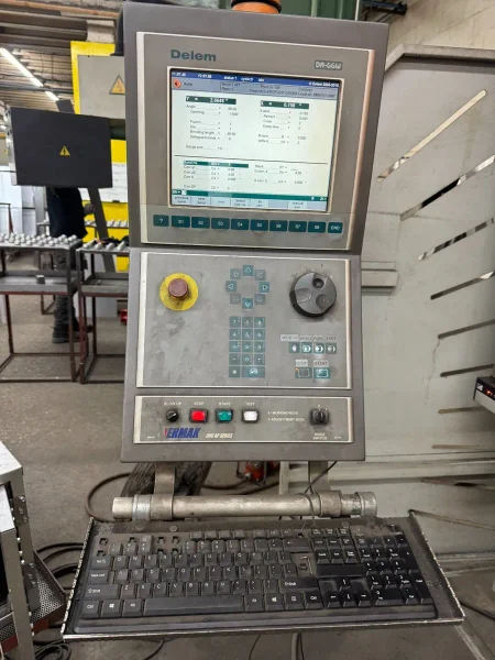 USED ERMAKSAN 12' X 176 TON HYDRAULIC CNC PRESS BRAKE MODEL CNC SAP 12X176