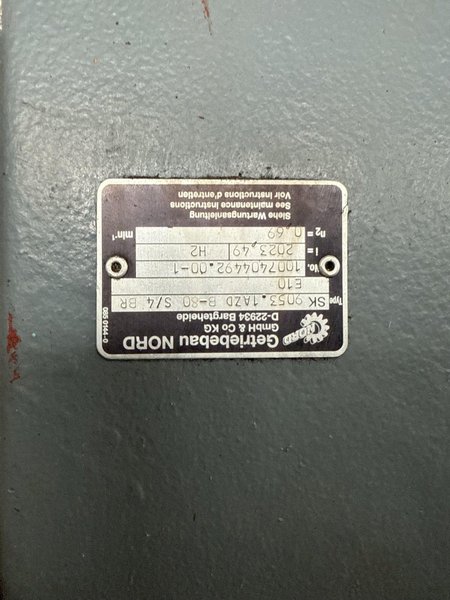 120 TON ARONSON TANK TURNING ROLL SET. STOCK # 0343325