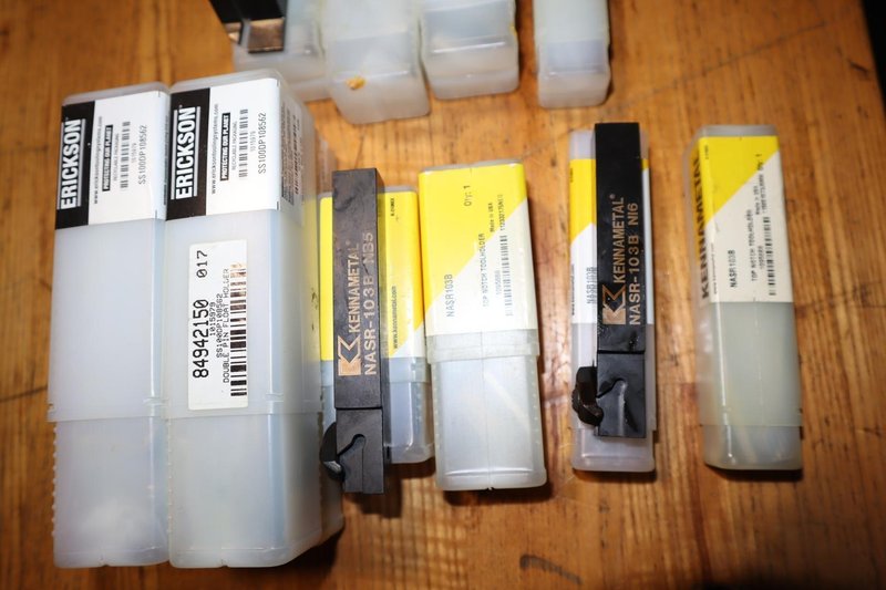 Kennametal, Sandvik Assorted Turning Tool Holders - Grooving, Boring &amp; More- Auction Item