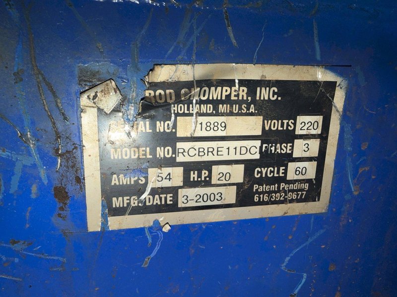 KRB REBAR CHOMPER SHEAR &amp; BENDER: YOBRO #25001