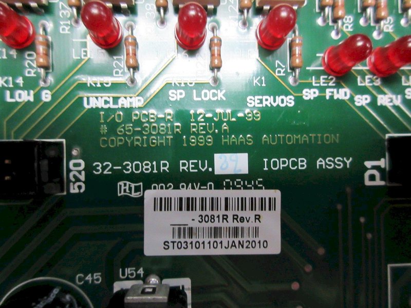 Used Haas I/O PCB Input Output Board #32-3081R Rev.R