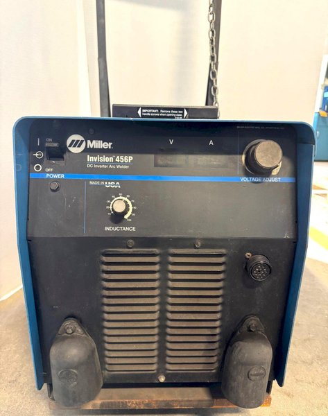 450 Amp Miller DC Inverter Arc Welder Invision 456P, 3 Phase