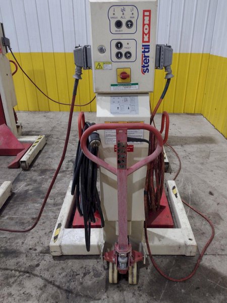 (4) 13,000 LBS STERTIL-KONI MODEL ST-1060 HEAVY DUTY MOBILE COLUMN LIFT JACKS: STOCK #23063