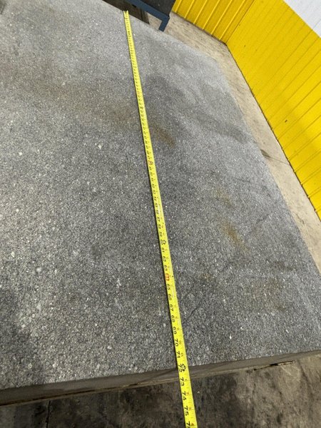 72&quot; X 48&quot; X 12&quot; RAHN GRAY GRANITE PRECISION SURFACE INSPECTION PLATE: STOCK 16094