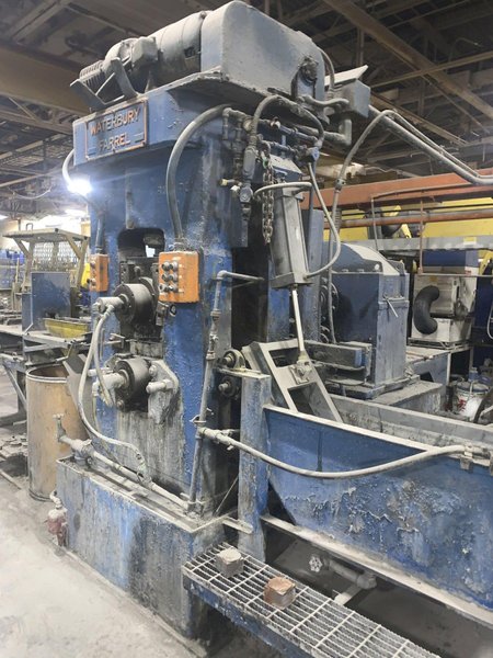 4 STAND FENN / WATERBURY FARRELL FLAT WIRE ROLLING MILL LINE: STOCK #13899
