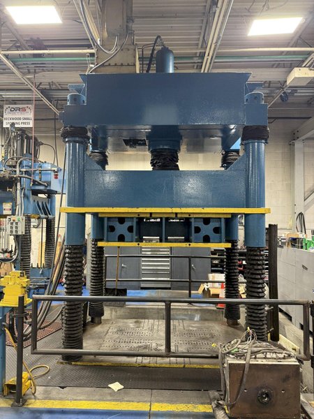 100 TON DAKE MOEL #18-255 4-POST HYDRAULIC SPOTTING TRYOUT PRESS: YOBRO #24169