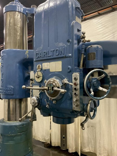 5' X 15" CARLTON RADIAL DRILL: STOCK #80959
