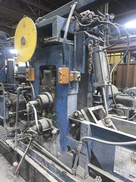 4 STAND TANDEM FENN/WATERBURY FARREL WIRE FLATTENING LINE (13838)