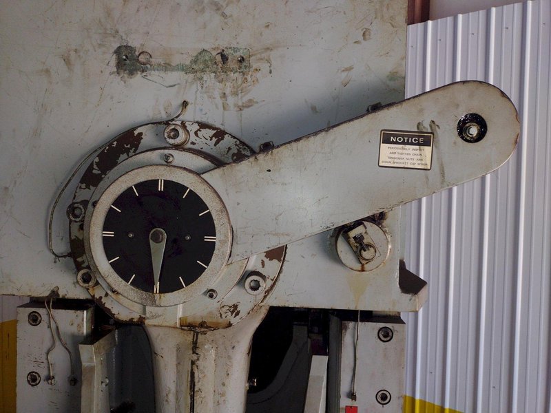 165 TON AIDA MODEL #PC-15(2) MECHANICAL CRANK GAP FRAME PRESS  7.8" STROKE : YOBRO #25990