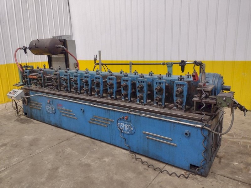 14 STAND X 2” TISHKEN MODEL #14-MW-2 ROLLFORMER 8" ROLL SPACE: YOBRO #24861