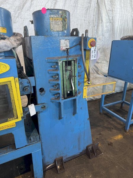 196 TON X 18” WIDTH X 1” FRANKLIN MODEL #B5196-20 AUTOMATIC HYDRAULIC SHEAR &amp; PUNCH MACHINE: STOCK #23392