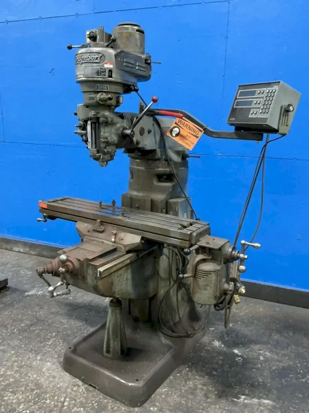BRIDGEPORT 42” X 9” VERTICAL MILL   -  52999