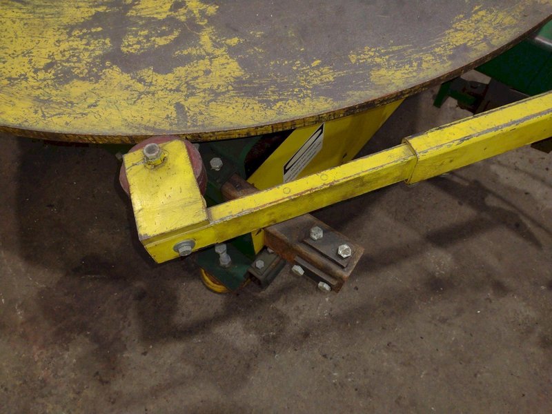 15,000 LB 7.5 TON X 72&quot; AWC MODEL #F-500AF HORIZONTAL PALLET COIL REEL: STOCK #13770