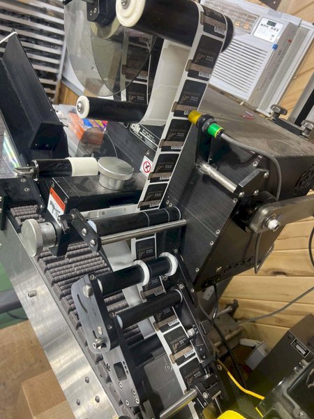 CTM Labeling Systems 360 Label Applicator with Flexlink Conveyor, 2018