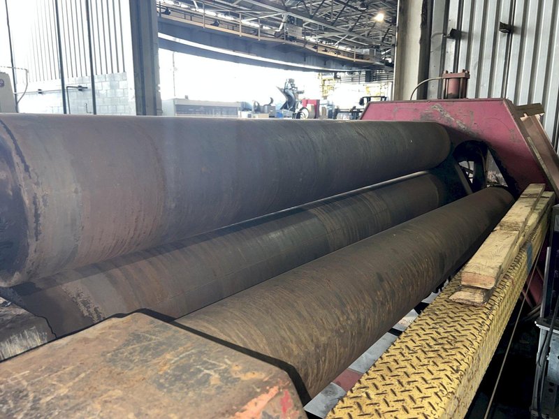 10' X 1" MONTGOMERY MODEL #4R-120100 4-ROLL HYDRAULIC PLATE BENDING ROLL: STOCK 17021