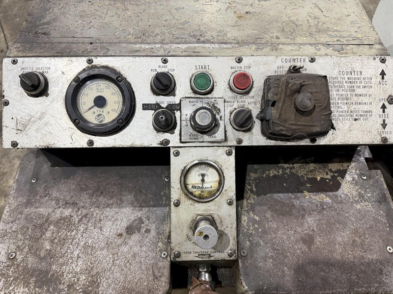 15" X 20" MARVEL MODEL #15A AUTOMATIC HORIZONTAL BANDSAW: YOBRO #24326