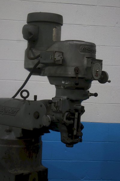 1-1/2 HP BRIDGEPORT VERTICAL RAM TYPE MILL: STOCK #75130