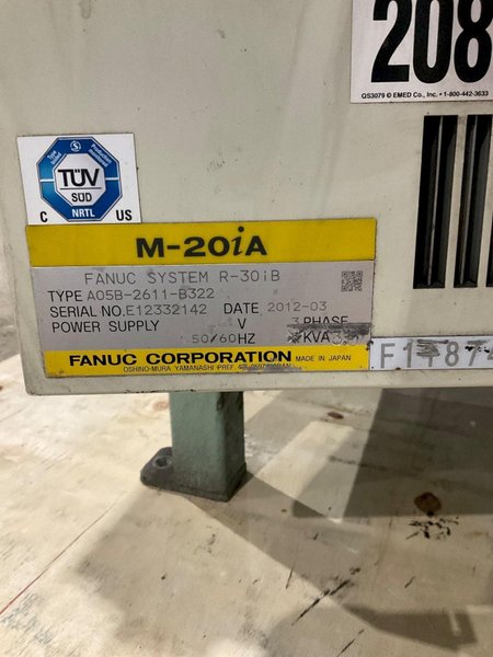 FANUC M-20IA ROBOT W R-30IB CONTROLLER USED